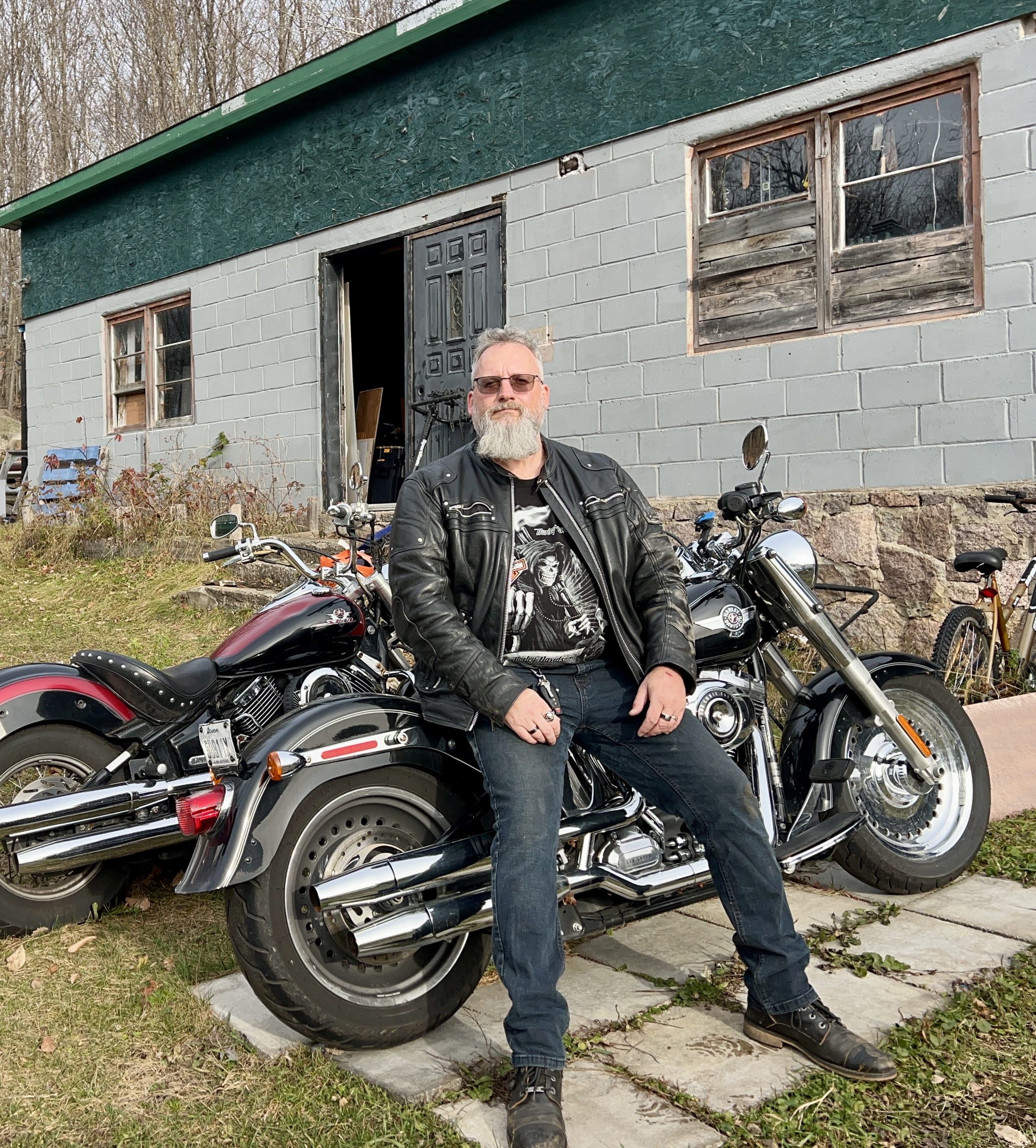 Karell Ste-Marie with his bike